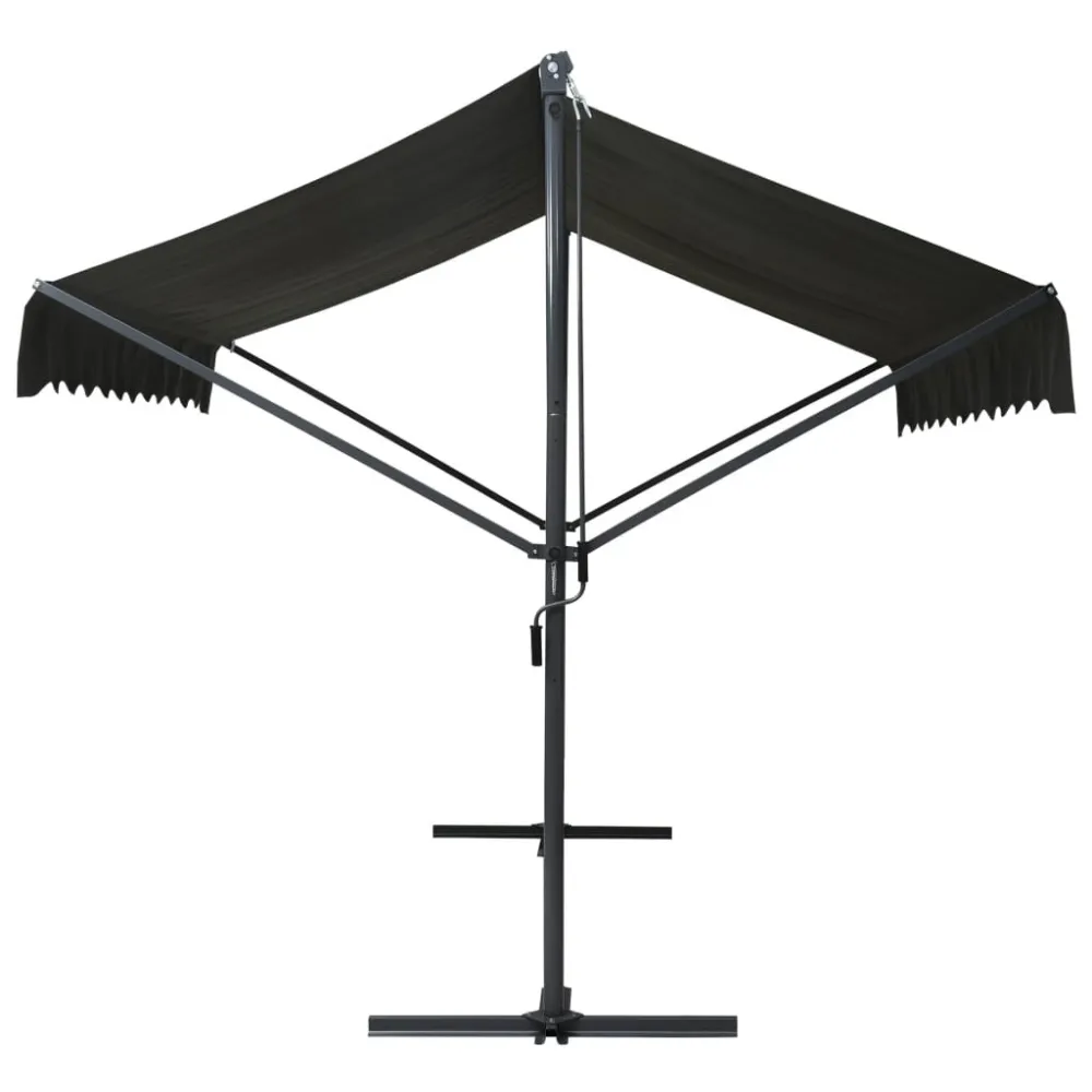 Filamento Edison Vintage Toldo de pé 300x300 cm antracite