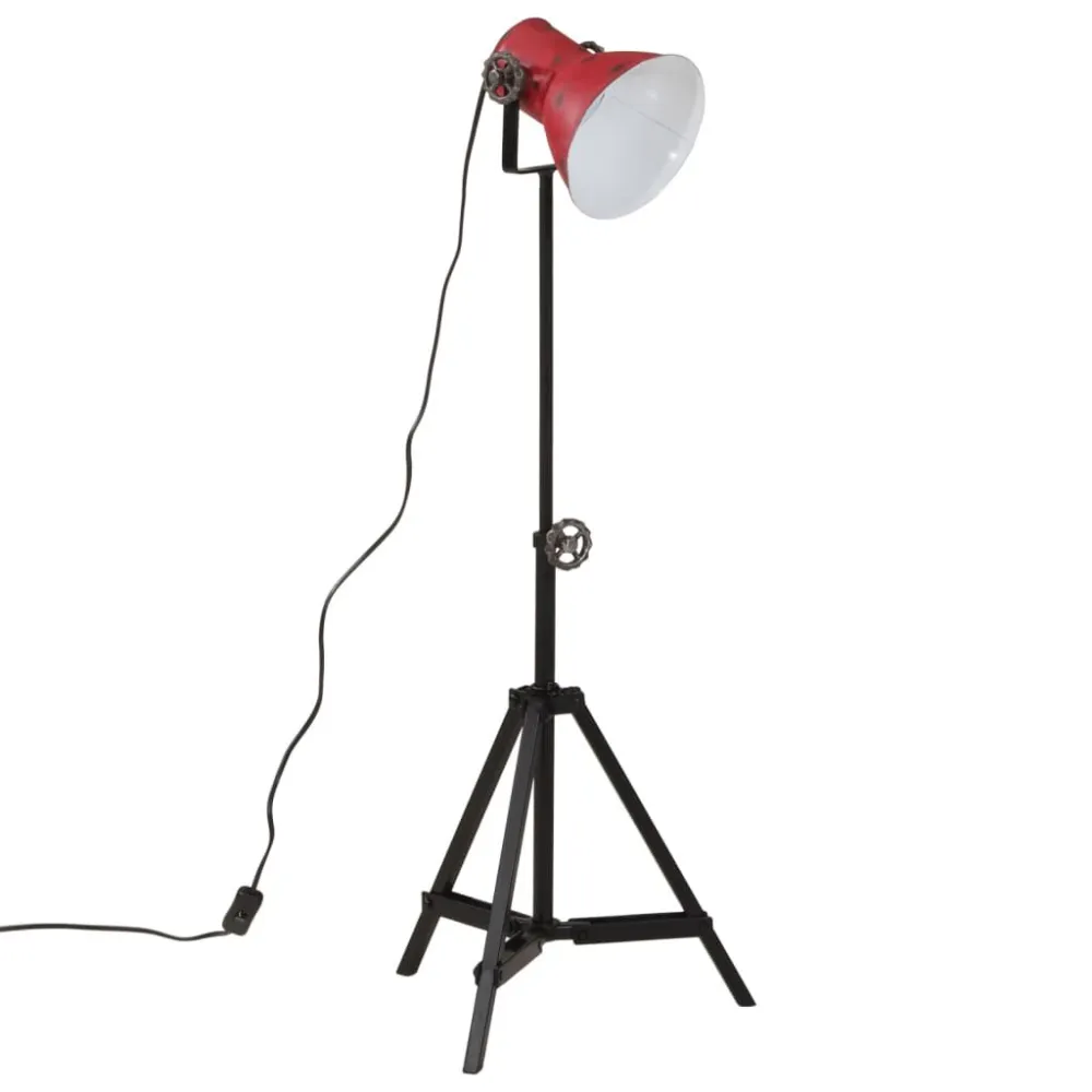 LED de Alta Eficiência Candeeiro de pé 25 W 35x35x65/95 cm E27 vermelho desgastado