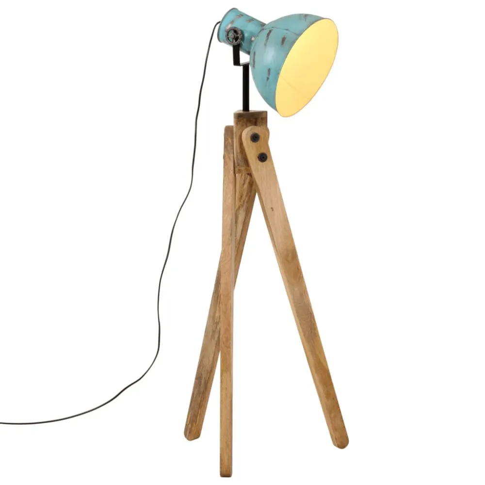 LED de Alta Eficiência Candeeiro de pé 25 W 45x45x120 cm E27 azul desgastado