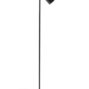 LED de Alta Eficiência Candeeiro de pé metálico preto CORBONES