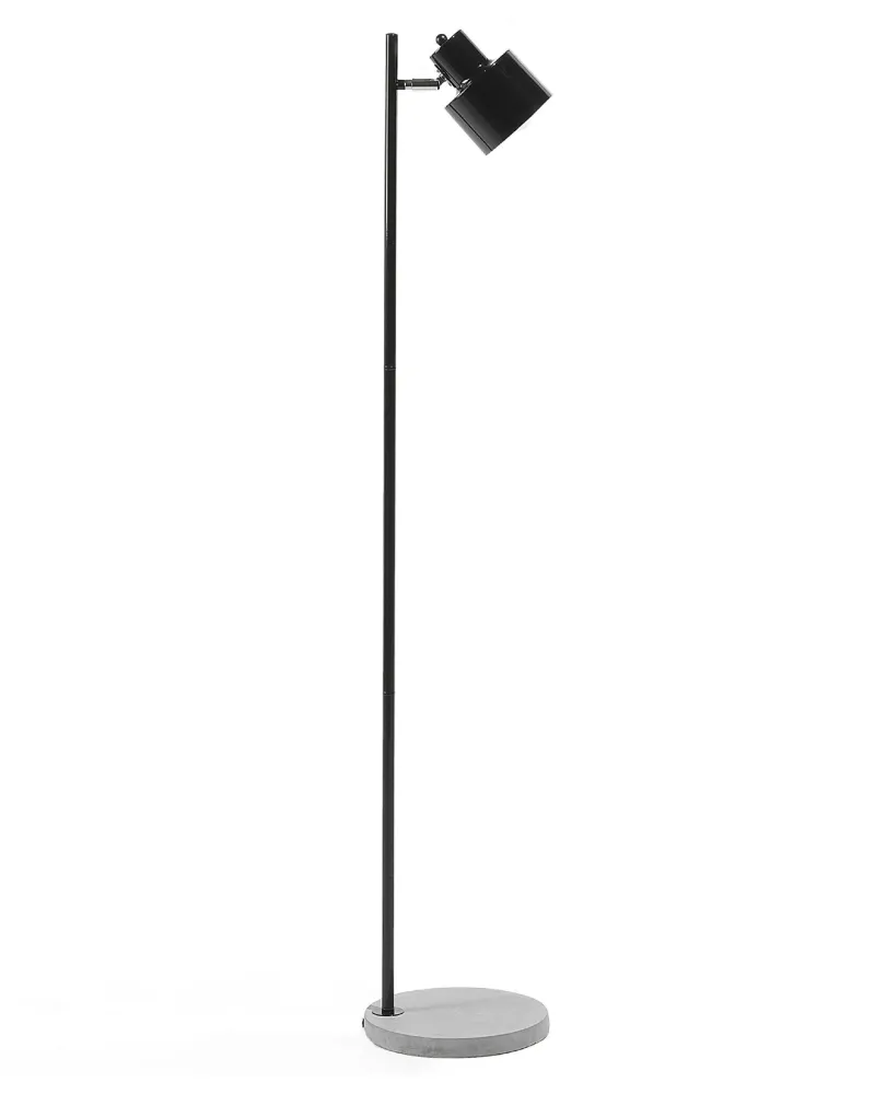 LED de Alta Eficiência Candeeiro de pé metálico preto CORBONES
