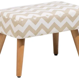 LED de Alta Eficiência Footstool Fabric Tom neutro TAKOMA