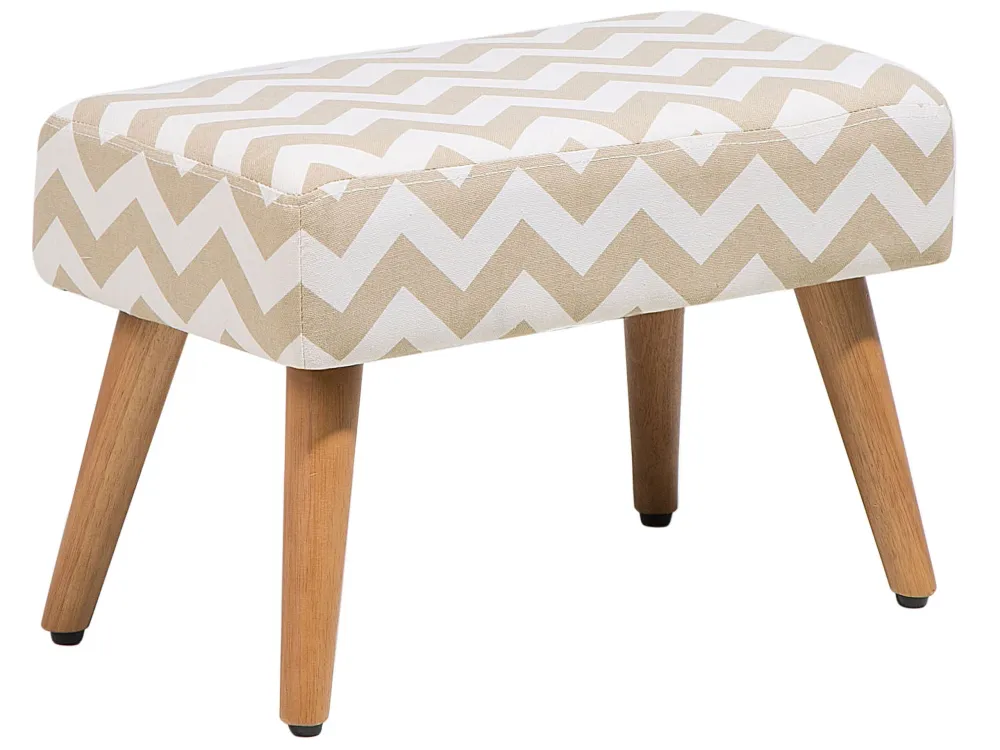 LED de Alta Eficiência Footstool Fabric Tom neutro TAKOMA