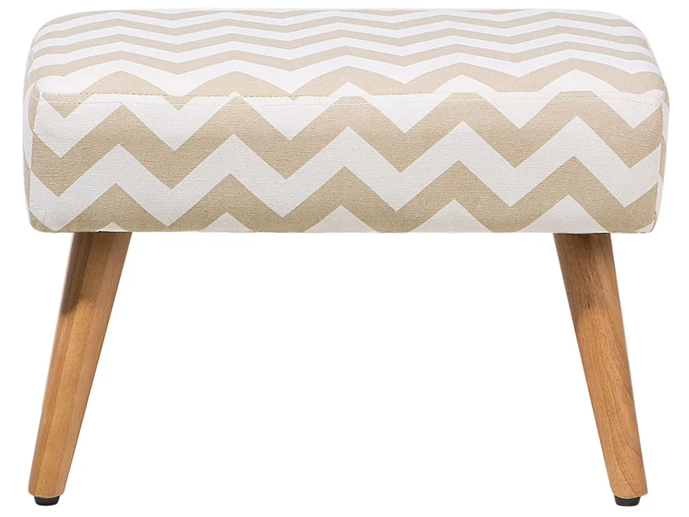 LED de Alta Eficiência Footstool Fabric Tom neutro TAKOMA