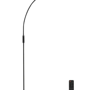Lâmpada de Leitura Candeeiro de pé LED preto 220 cm YANTIC