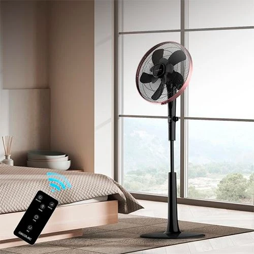 Lâmpada de Leitura Ventoinha de Pé Cecotec EnergySilence 1040 SmartExtreme | 40 Cm | 28 W - Preto e Cobre