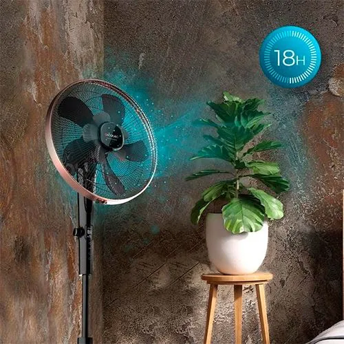 Lâmpada de Leitura Ventoinha de Pé Cecotec EnergySilence 1040 SmartExtreme | 40 Cm | 28 W - Preto e Cobre