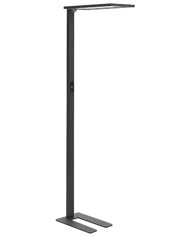 Premium Iluminação Candeeiro de pé LED em metálico preto 196 cm ORION