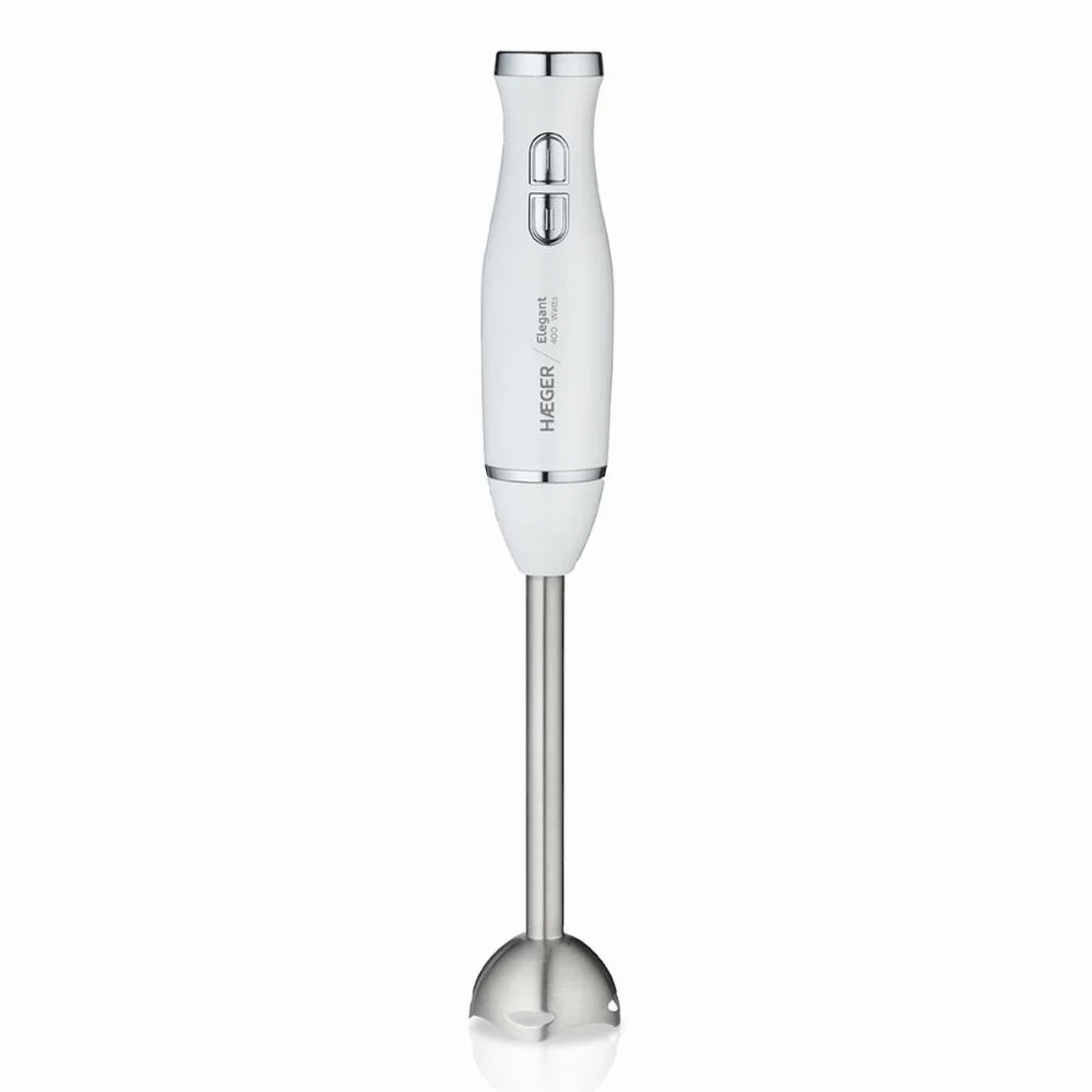 Varinha Mágica HAEGER HB-400 | 400W, Pé Desmontável, Lâmina ço Inox | Smart | RGB