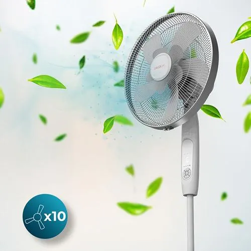 Ventoinha de Pé Cecotec EnergySilence 1010 ExtremeFlow | 40 cm | 60 W - Branco E27 - 806 Lúmens