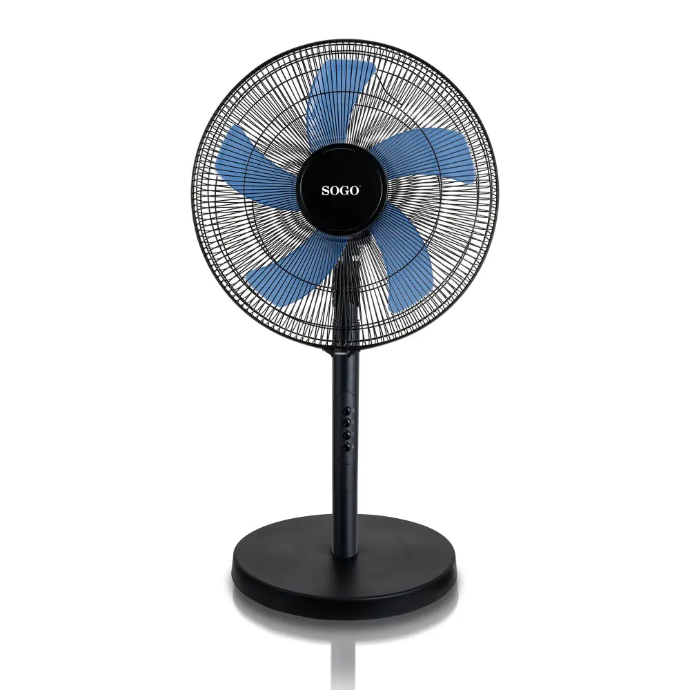 Ventoinha de Pé Sogo VENSS21270 | 3 Velocidades, Oscilação, 50W | Ajustável | 9W