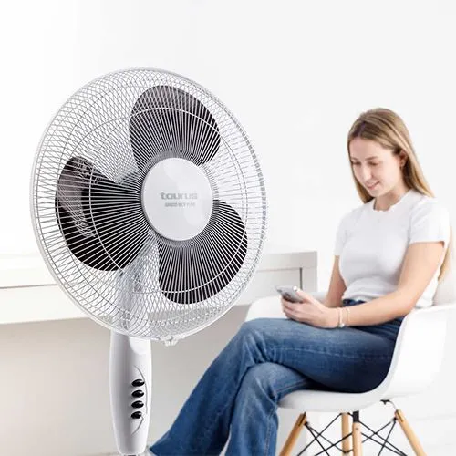 Ventoinha de Pé Taurus Greco 16CR Genuíno | 40 Cm | 40 W - Branco com Garantia