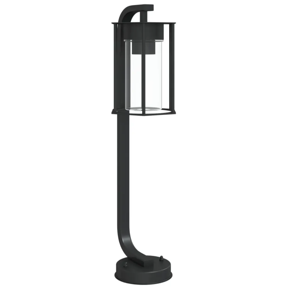 Resistente à Intempérie Candeeiro de chão para exterior 60 cm ço inoxidável preto
