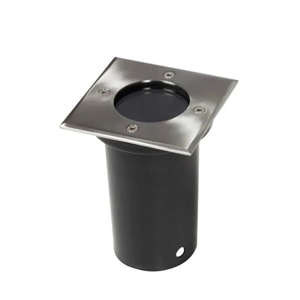 Spot de Embutir Iluminação para chão de exterior 12 pcs quadrado