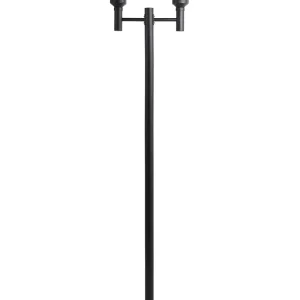Alta Luminosidade 2 Light Outdoor Lamp Post Carvão TIZU