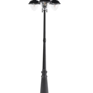 3 Light Outdoor Lamp Post Carvão BANKA