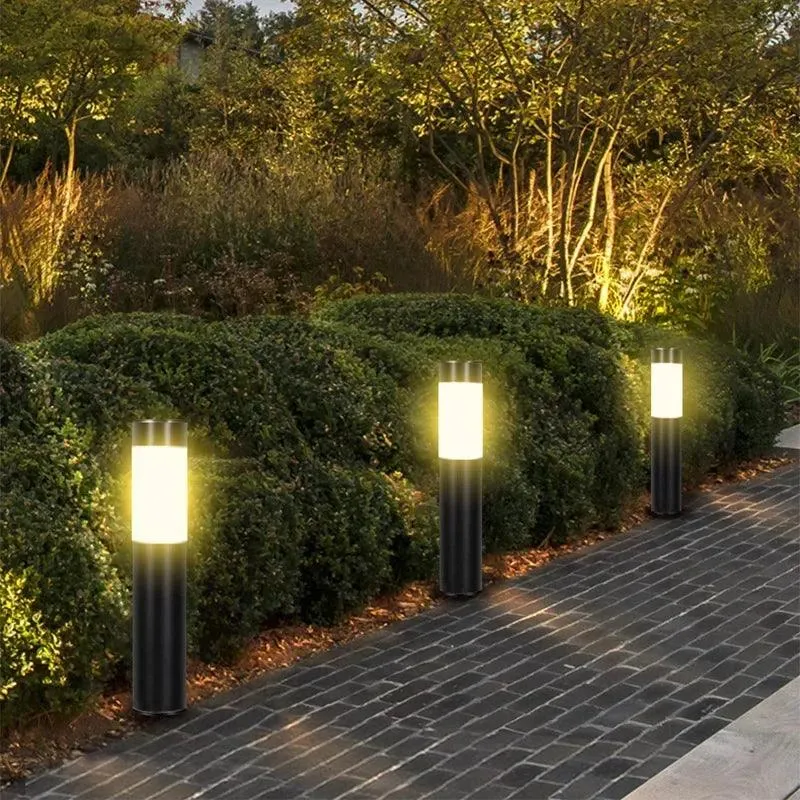 Lâmpada com Sensor Garden post light/outo