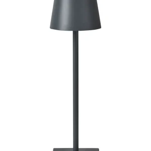 Candeeiro de mesa sem fios em metal cinzento apagado VALIRA | Garantia de 2 Anos