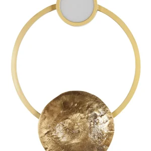 Plafon de Parede Candeeiro de parede LED em metálico dourado PONUGA