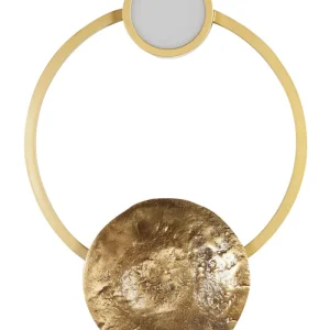 Plafon de Parede Candeeiro de parede LED em metálico dourado PONUGA
