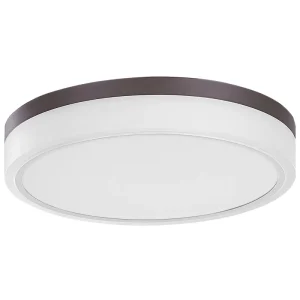 Candeeiro de teto com LED em metálico branco ⌀ 40 cm SAKAE
