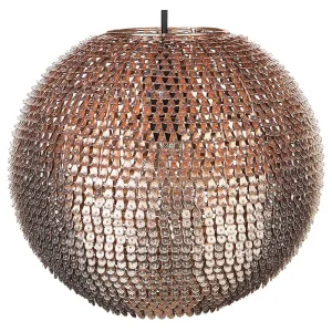 Candeeiro de teto esférico cor de cobre SEINE para Corredores e Halls