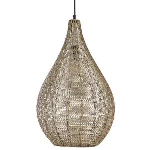 Candeeiro de teto em metal bronzeado TISTA para Teto de Gesso Acartonado