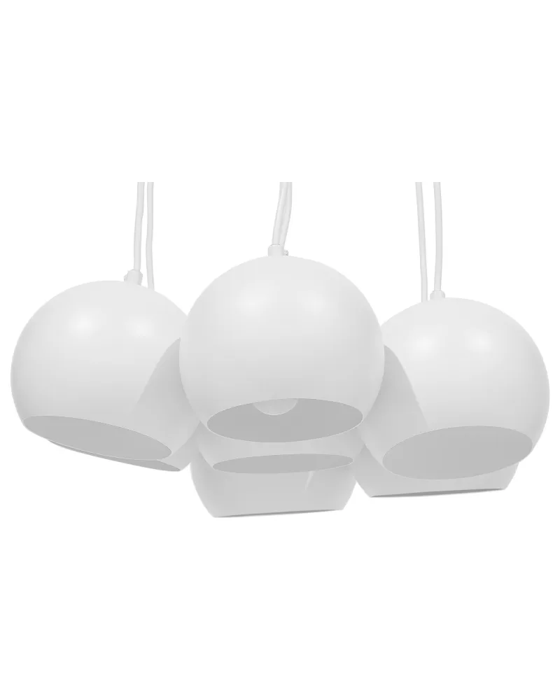 Candeeiro de teto em metálico branco OLZA