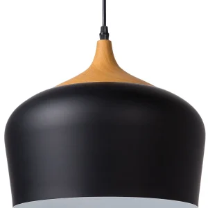 Candeeiro de teto preto ANGARA com Tripla Iluminação