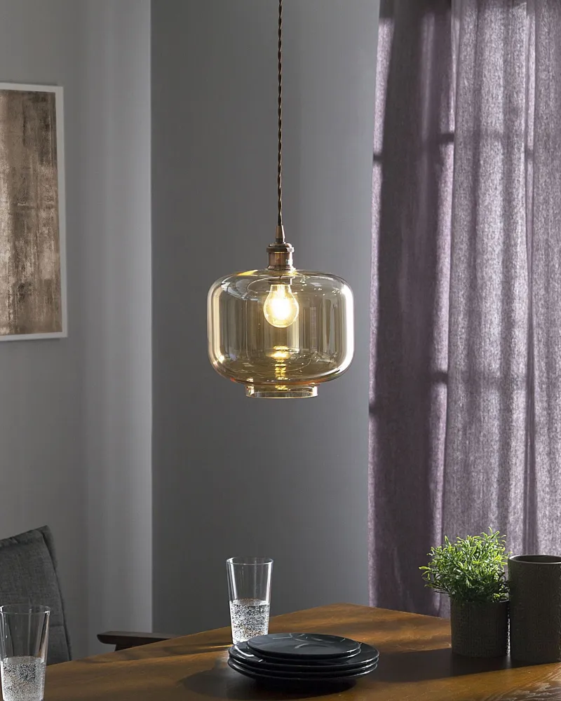 Glass Ceiling Light LANATA