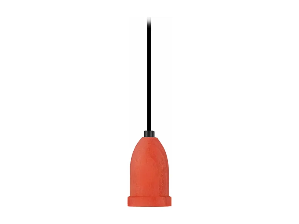 Kit Completo Pendel TOSEL PENDEL LI madeira cilindro vermelho D6 x H80 cm
