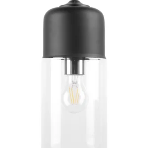 Luminária de Teto com Dimer Candeeiro de teto preto PURUS