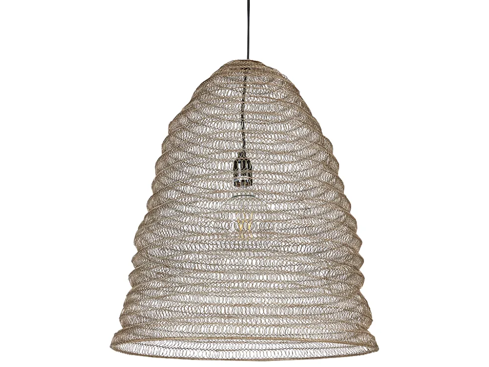 Luminária de Teto com Dimer Candeeiro de teto em metálico de cor bronze PALAR