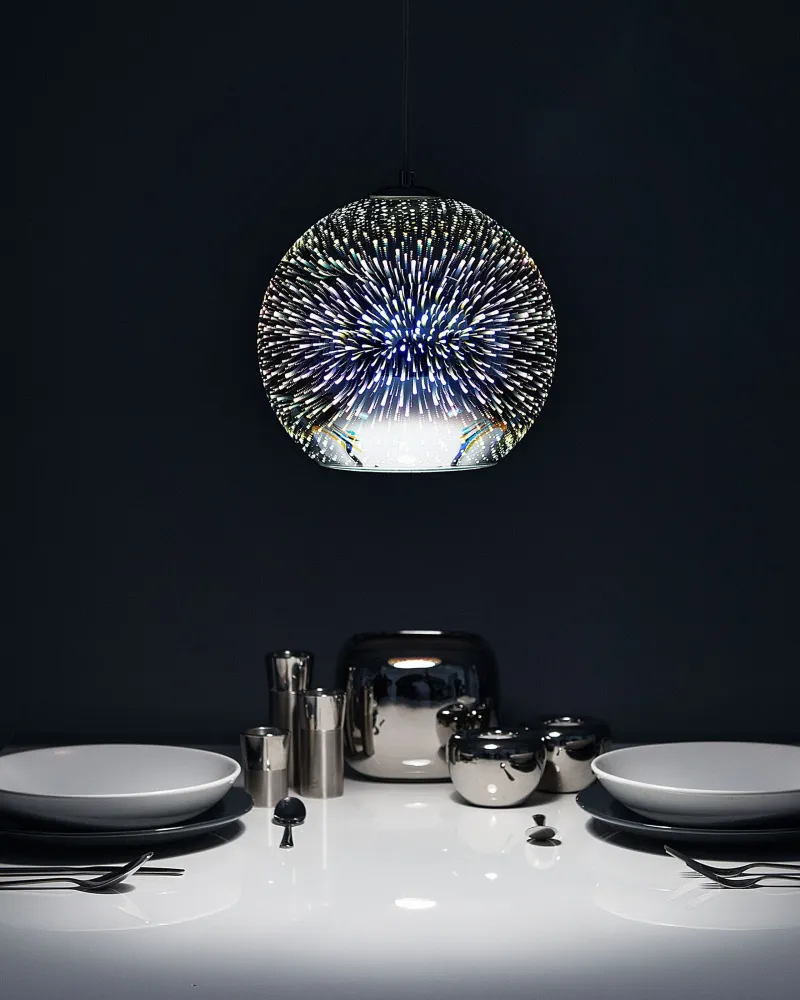 Luminária de Teto Embutida Candeeiro de teto prateado SESSERA