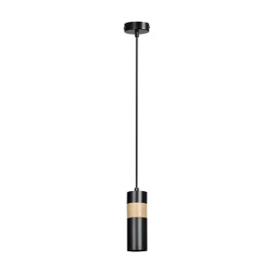 Luminária de Teto para Cozinha Candeeiro Suspenso Akari, Preto, 10x100x10 cm, EPIKASA