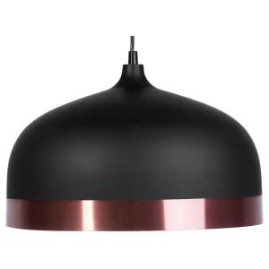 Luminária de Teto para Cozinha Candeeiro de teto preto e cor de cobre PARINA