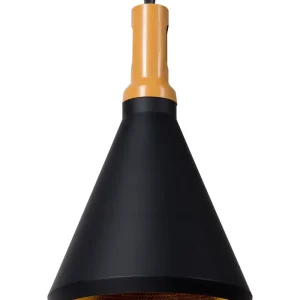 Luminária de Teto Retangular Candeeiro de teto preto e dourado MACKENZIE