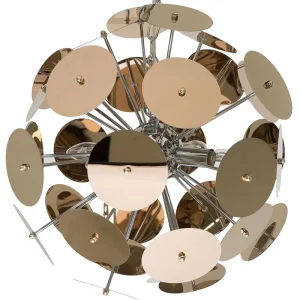 Plafon de LED Candeeiro de teto cor de cobre ZAMBEZI