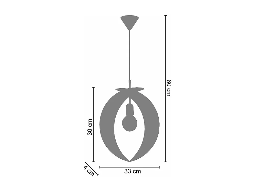 Suspensão TOSEL FUNCIONA cordão de algodão quadrado branco D16 x H90 cm