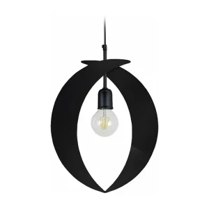 Suspensão TOSEL OPERA cordão de algodão quadrado amarelo obscuro D16 x H90 cm