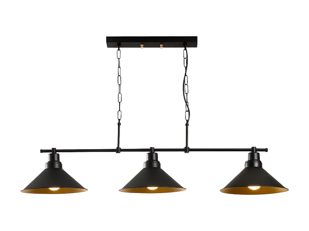 Candeeiro em metálico - Candeeiro C. 108 x . 55 cm - Preto - SIVANI