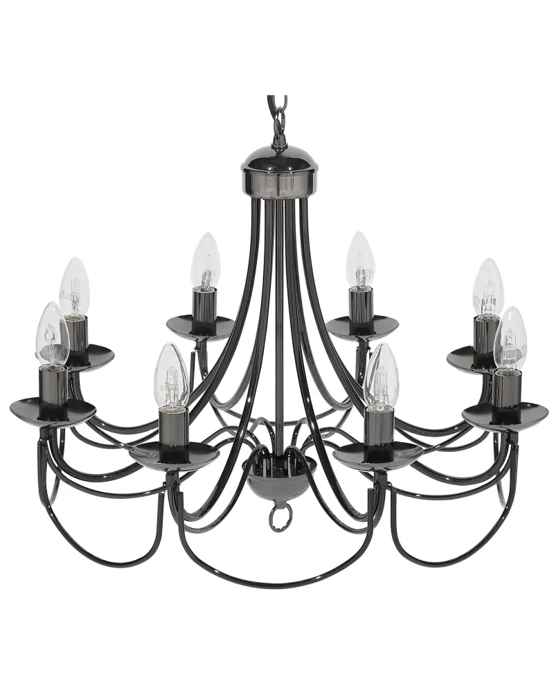 Kit Completo Lustre preto TEESTA