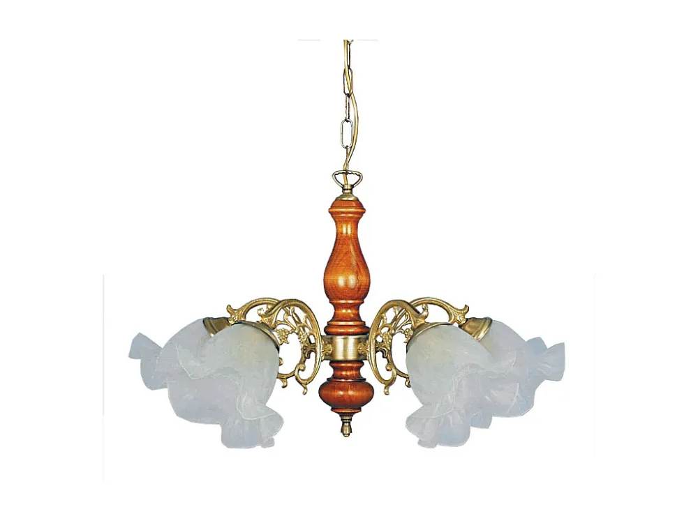 Luminária de Teto Retangular Lustre TOSEL PAMPILLES lâmpada decorativa braço transparente D60 x H90 cm