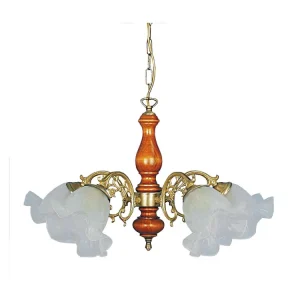 Luminária de Teto Retangular Lustre TOSEL PAMPILLES lâmpada decorativa braço transparente D60 x H90 cm