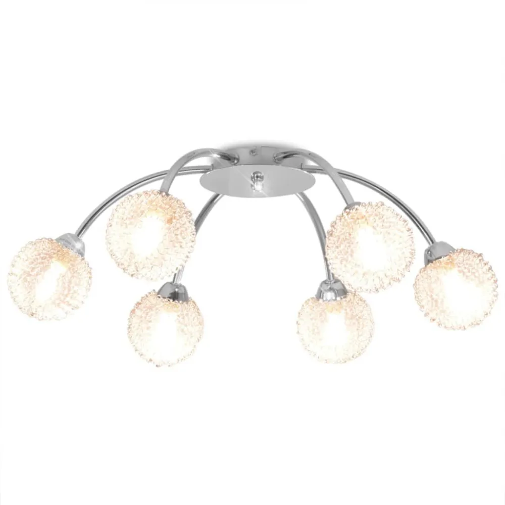 Lustre de Teto Moderno Candeeiro de teto com 6 lâmpadas LED G9 240 W