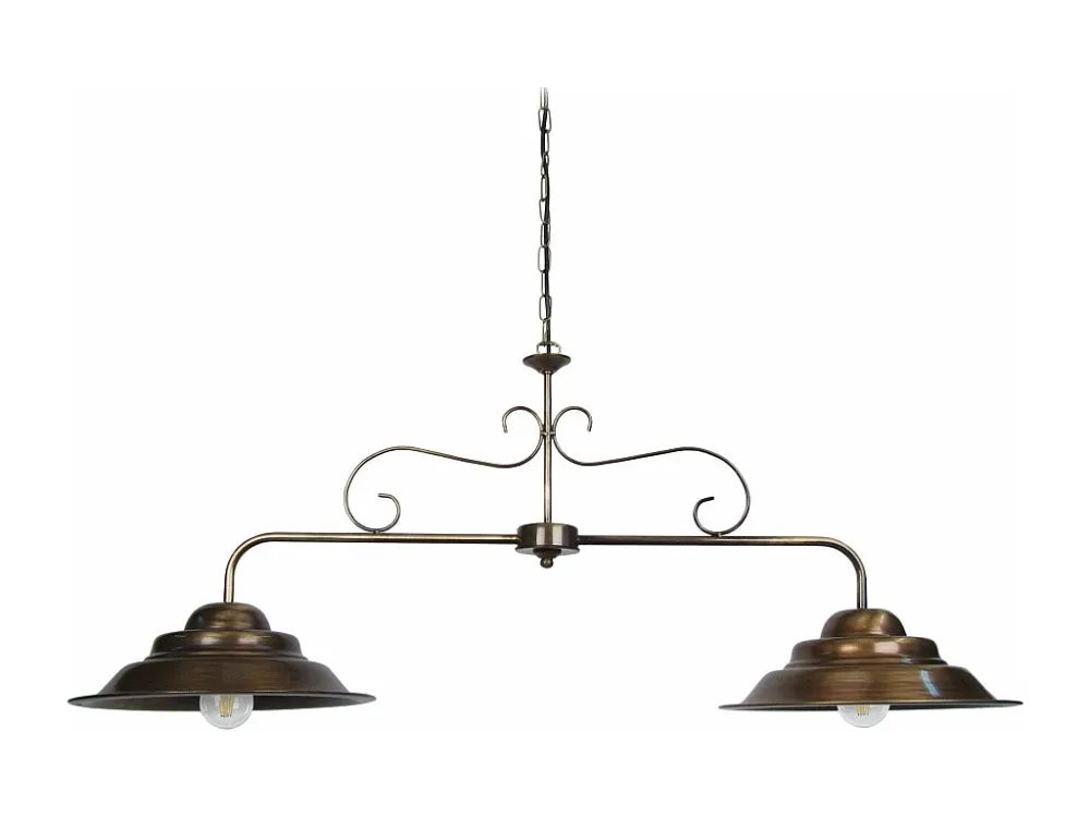 Lustre TOSEL ANVERS metálico feixe Dourado D56 x H80 cm