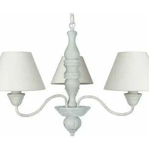 Lustre TOSEL CAULNES tecido braço fresco D60 x H80 cm