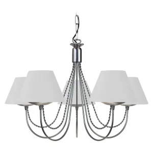 Lustre TOSEL LEICESTER tecido braço fresco D62 x H46 cm