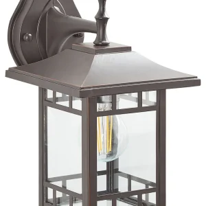 Alta Luminosidade Candeeiro de parede preto 28 cm HERIOT