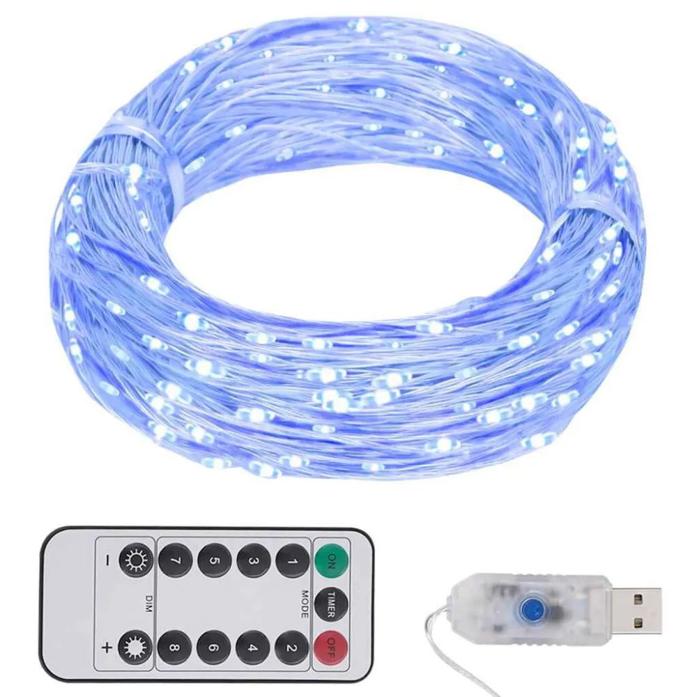 Alta Luminosidade Cordão de luzes com 300 LED 30 m azul